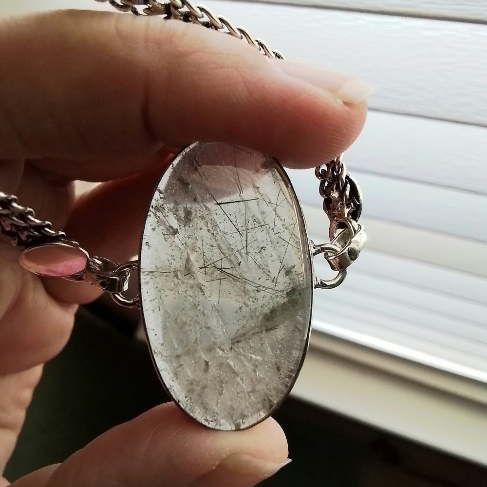 Black Rudilated Quartz Bracelet - Picture 6 of 6